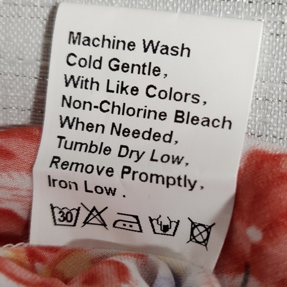 PRETYGARDEN DRESS NWT. SIZE L Floral Print Women's Dress - Picture 7 of 8